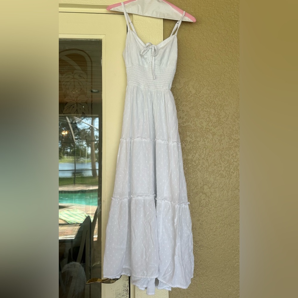 Hollister white dress